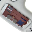 【KEYIE】車用遮陽板收納袋 多功能汽車遮陽板收納夾 太陽眼鏡夾 卡包 證件夾 置物袋
