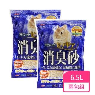 【GEX】檜木流消臭砂 6.5L/包；兩包組(小動物木屑砂)