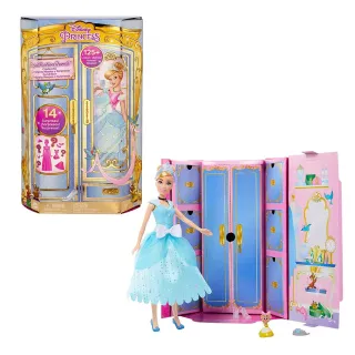 【Disney 迪士尼】迪士尼公主 - 灰姑娘造型娃娃驚喜配件