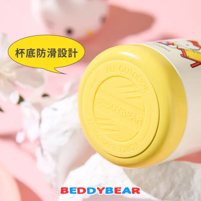 【BEDDY BEAR 杯具熊】KITTY運動直飲保溫杯 316不鏽鋼保溫杯 旋蓋保溫杯 運動保溫水壺 600ml(保溫瓶)