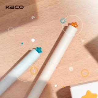 【KACOGREEN】FIRST STAR 星願0.5黑色旋轉中性筆組(2款可選/中性筆/黑色中性筆/星星筆/用於筆記手帳/KACO)