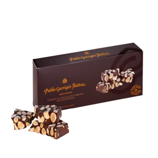 【Pablo Garrigos Ibanez】黑巧克力杏仁堅果糖300g(西班牙百年堅果糖品牌 頂級黑巧克力搭配杏仁 交換禮物)