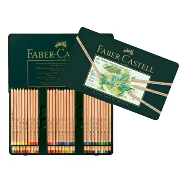 Faber-Castell 輝柏 PITT藝術家級粉彩色鉛筆 60色 / 盒 112160