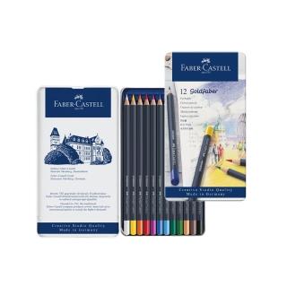 【Faber-Castell】輝柏 GOLDFABER油性色鉛筆 12色 / 盒 114712