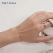 【Porabella】925純銀手鍊 Love小愛心手鍊 簡約可愛設計款琺瑯手鍊 英文字母手鍊 Bracelets
