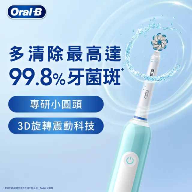 【德國百靈Oral-B-】PRO1 3D電動牙刷(不挑色)