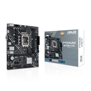 【ASUS 華碩】PRIME H610M-K D4-CSM 主機板+美光 D4 16G/3200 記憶體