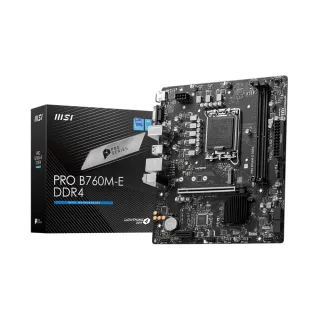 【MSI 微星】PRO B760M-E DDR4 主機板+微星 INTEL AX210NGW WIFI-6E 內接無線網卡