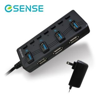 【ESENSE 逸盛】Esense 擴充專家7-Port Hub USB3.0版-2A PA