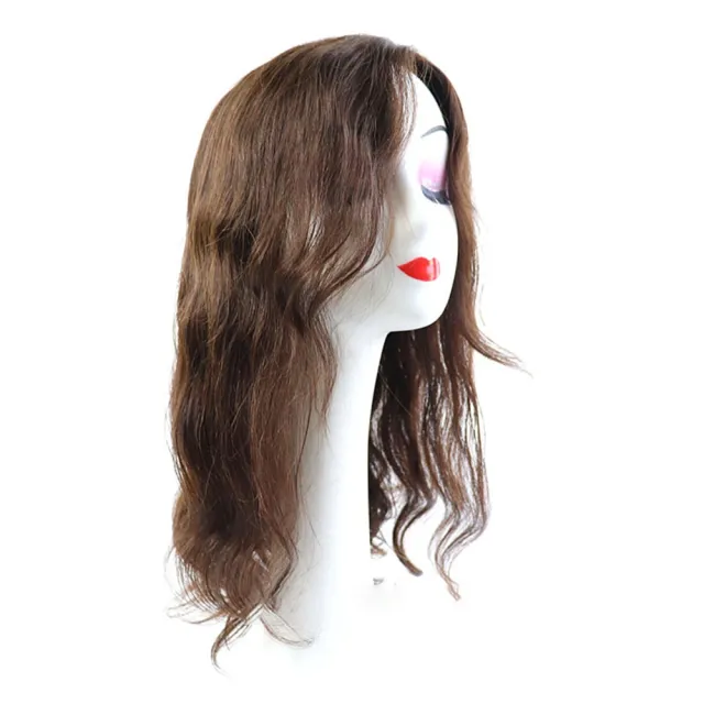 【米蘭精品】現貨+預購 女假髮真髮長假髮透氣假髮片輕量假髮免打理隱形增髮整頂假髮(波浪捲髮2色74gg22)