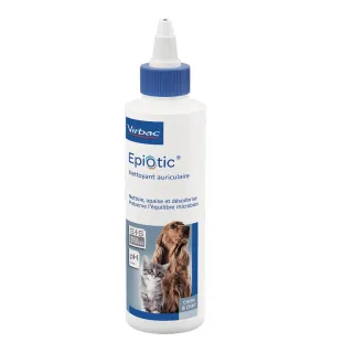 【Virbac 維克】Epiotic@耳爽日常耳道清潔劑 125ml/瓶(寵物潔耳)
