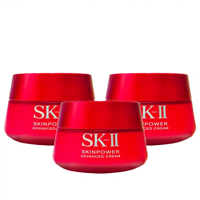 【SK-II】致臻肌活能量活膚霜100g三入組(專櫃公司貨/全新改版)