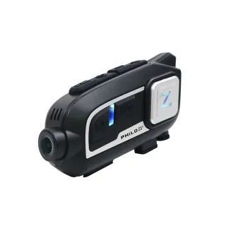 【Philo 飛樂】官方旗艦店 安全帽藍芽行車紀錄器  車隊自動聯網對講(Z3 PLUS  加贈64GB記憶卡)