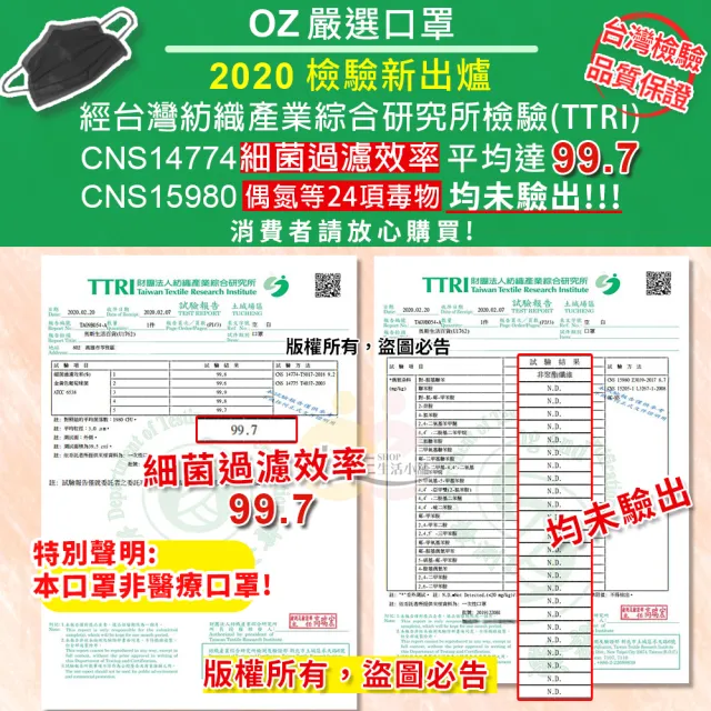 【OZ】不勒耳 4D立體防護口罩50入(不勒耳 防塵 防飛沫 醫美可用 非醫用)