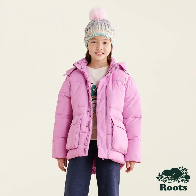 Roots Roots小童-率性生活系列 兩面穿鋪棉連帽外套