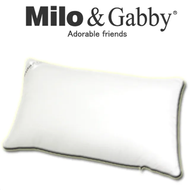 【Milo&Gabby】動物好朋友-超細纖維可水洗兒童枕頭防蟎mini枕心+2入替換枕套組(多款可選)