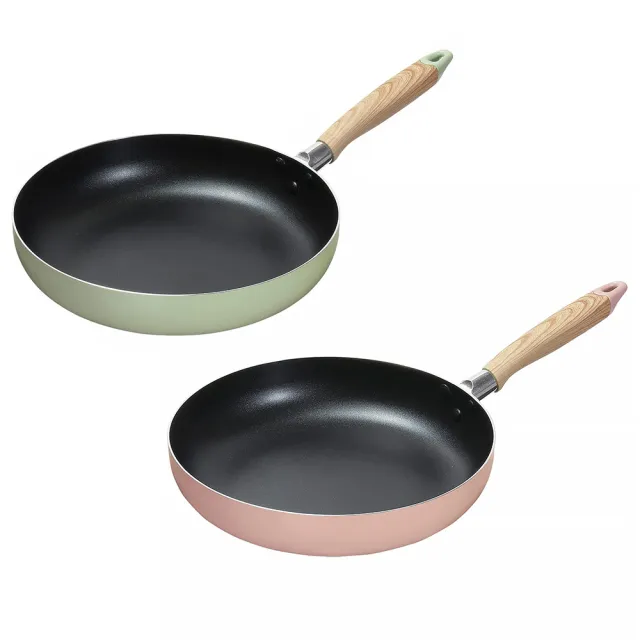 【Pearl Life 珍珠金屬】日本NATURAL COOK PURE 不沾平底深煎鍋 28cm IH可用(不挑爐具、2色可選)