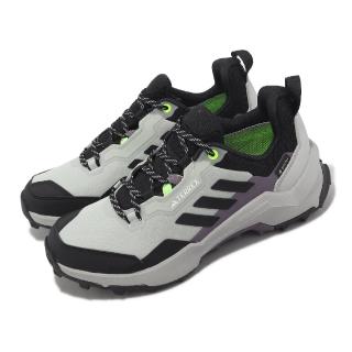 【adidas 愛迪達】戶外鞋 Terrex AX4 GTX W 女鞋 灰 黑 防水 馬牌輪胎底 登山 緩震 愛迪達(IF4863)