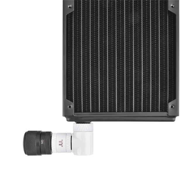 【Thermaltake 曜越】Pacific SF公對公延伸管 消光黑/白/銀黑 雙向旋轉G1/4 螺牙20/30mm(CL-W39X-CU00XX-A)