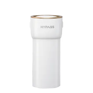 【HYPASS】二代空氣瓶子 單瓶/時尚白(N95等級抑制冠狀病毒濾網)