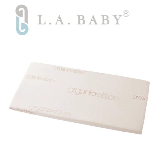 L.A. Baby 天然有機棉防水布套+乳膠床墊 M號(床墊