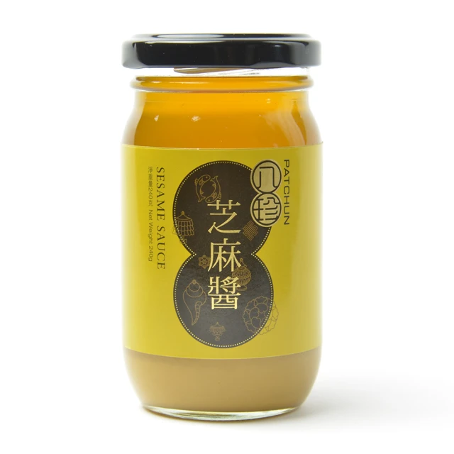 PATCHUN 八珍 芝麻醬x7瓶組(240g /瓶;送禮首