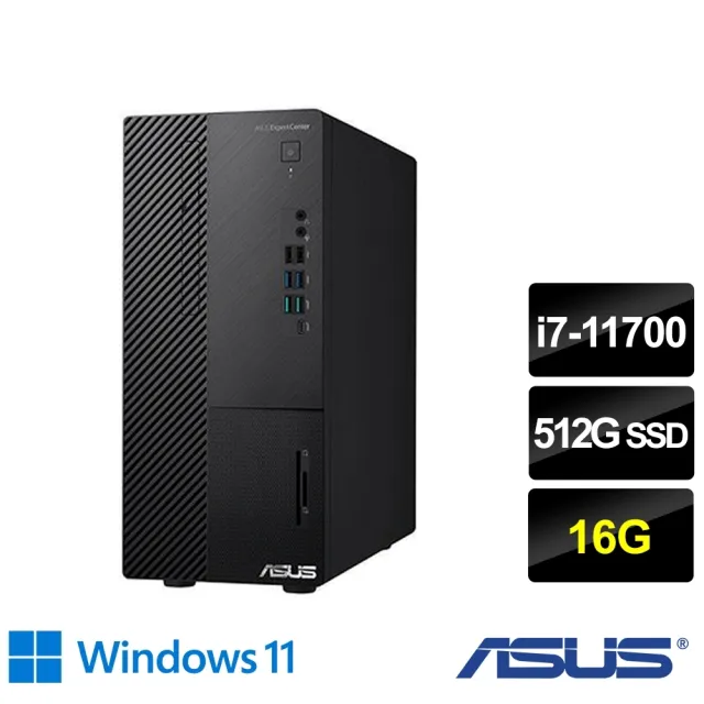 ASUS 華碩】i7八核電腦(H-M900MC/i7-11700/16G/512G SSD/W11) - momo