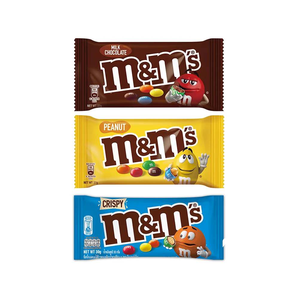 【M&Ms MM巧克力】經典糖衣巧克力 12入(零食/點心)