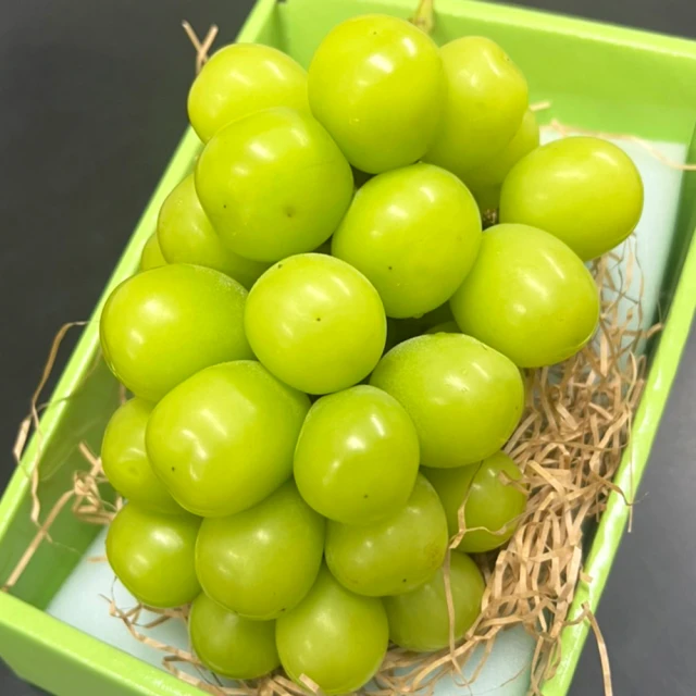 【RealShop】日本岡山晴王麝香超大串葡萄淨重700-800gx1房禮盒-最高等級(真食材本舖 中秋禮盒)