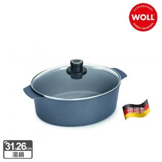【Woll】福利品 Diamond Lite 德國製 新鑽石系列不沾鍋/湯鍋31x26cm(含蓋)