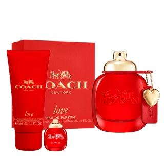 【COACH】時尚戀紅女性淡香精50ml(贈隨機身體乳100ml+小香乙瓶.專櫃公司貨)