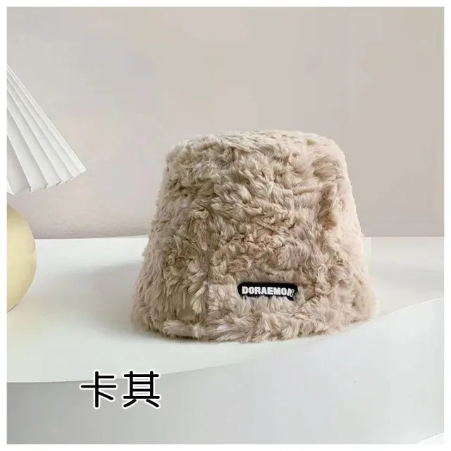【HaNA 梨花】韓國冬日將至潮流搭配．純粹毛絨系羊羔毛漁夫帽