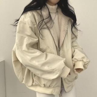 【LANNI 藍尼】★蓬鬆鬆加絨加厚連帽保暖棉服女外套(口袋/兩穿/棒球外套)