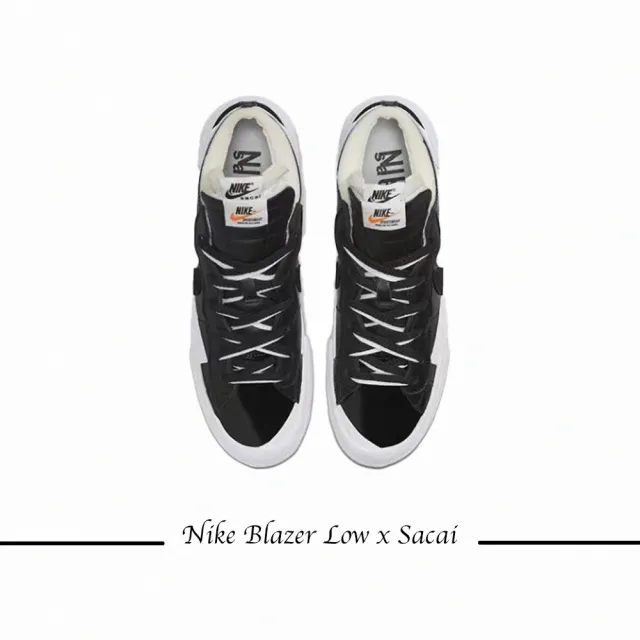 NIKE 耐吉】Blazer Low x Sacai 黑白男鞋女鞋聯名男女段DM6443-001