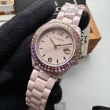【COACH】COACH手錶型號CH00161(粉紅錶面粉紅錶殼粉紅陶瓷錶帶款)
