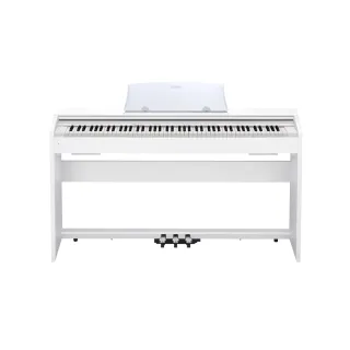【CASIO 卡西歐】原廠直營數位鋼琴PX-770WE-5B白色(含琴椅)
