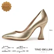 【TINO BELLINI 貝里尼】巴西進口金屬色素面酒杯跟鞋FSEV004(金色)