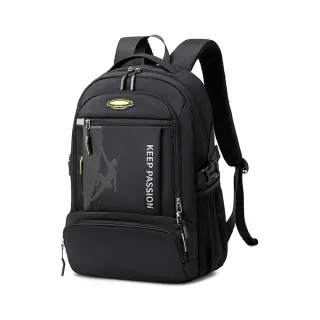【MoodRiver】大款 男生 後背包 大容量 學生後背包 筆電背包 商務背包 電腦包 旅行背包(加厚 透氣減壓)