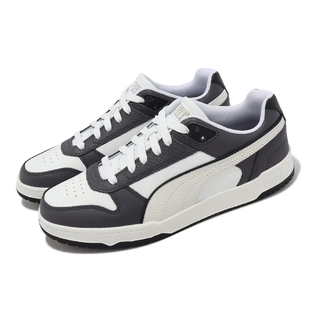 PUMA 休閒鞋 RBD Game Low 男鞋 女鞋 深灰 白 情侶鞋 復古 百搭(386373-22)