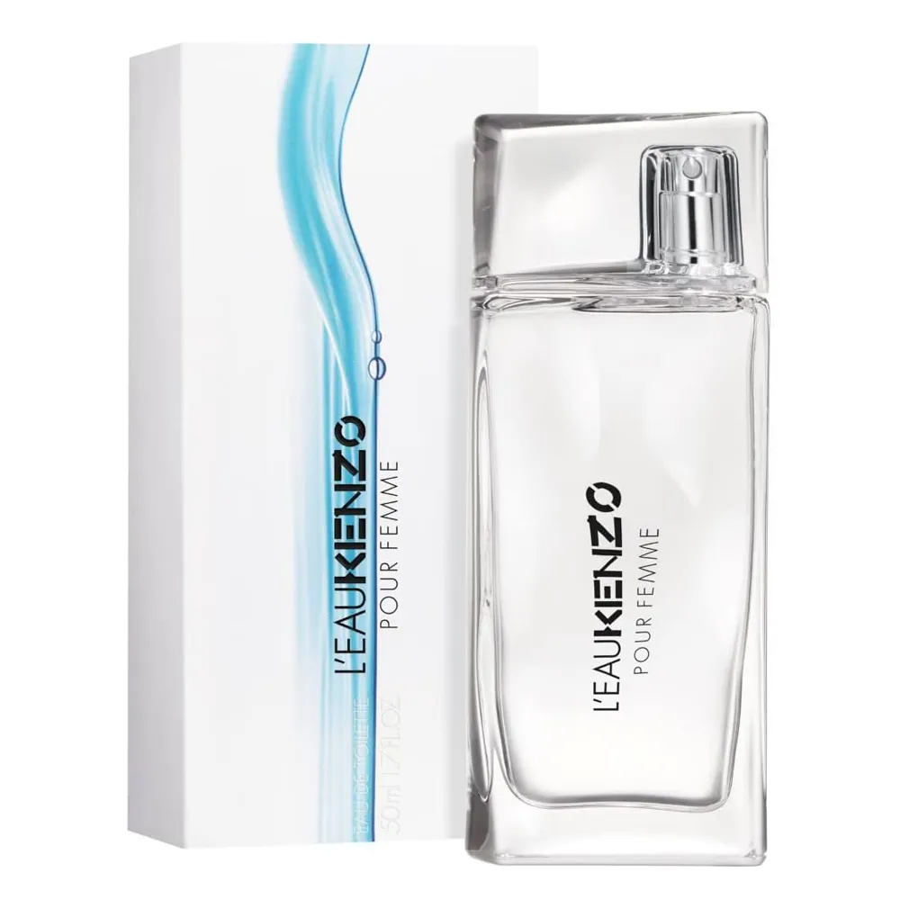 【25％OFF】 KENZO】L EAU FEMME 水之戀女性淡香水50ml 新包裝(專櫃公司貨 香水(女性用)