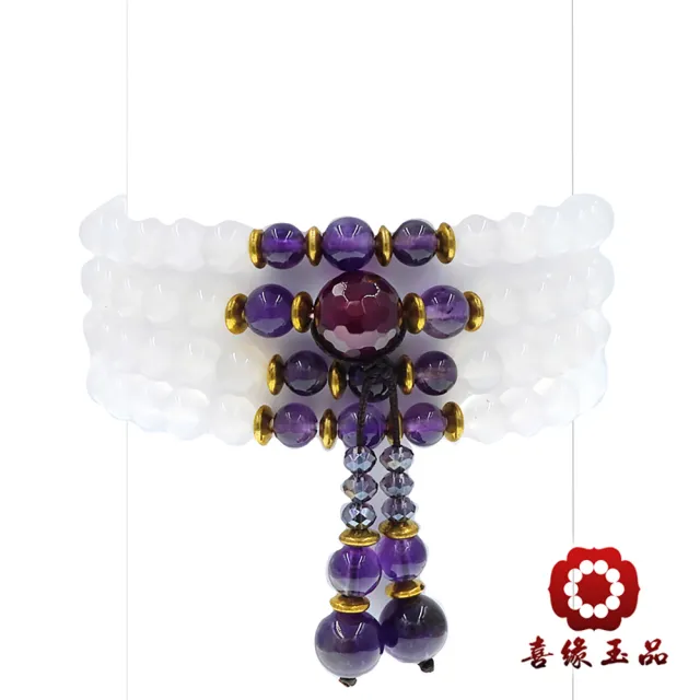 【喜緣玉品】白玉髓 善成 108顆念佛珠(6mm)