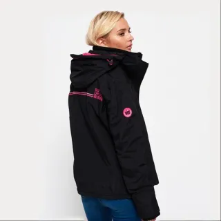 【Superdry】經典三層拉鍊連帽風衣外套/衝鋒衣(極度乾燥 男女款 平輸品)