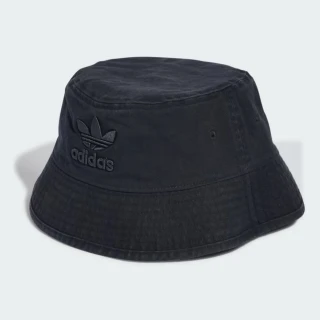 【adidas 愛迪達】BUCKET HAT AC 運動帽 休閒帽 漁夫帽(男/女 水洗黑  IK9579)