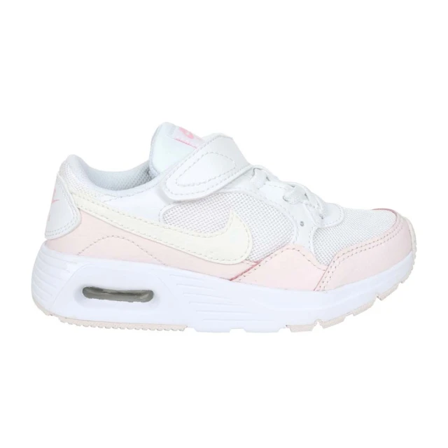 NIKE 耐吉 17-22CM_AIR MAX SC-PSV 女中童慢跑鞋-慢跑 氣墊 魔鬼氈 白淺粉(CZ5356-115)