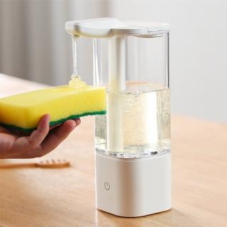 【西格傢飾】自動感應洗碗精機(給皂機 電動皂液器 給液機 洗手機 充電 禮物)