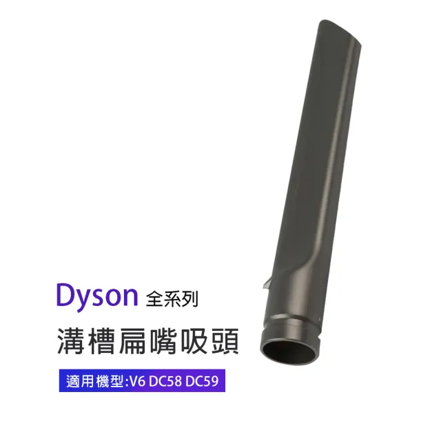 副廠 溝槽扁嘴吸頭 適用Dyson吸塵器(V6/DC58/DC59)