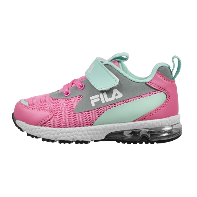 FILA FILA KIDS 中童反光氣墊運動鞋-薄荷草莓(2-J827X-531)