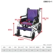 【恆伸醫療器材】ER-0013-1鋁合金看護型折背輪椅(輕量輪椅系列)