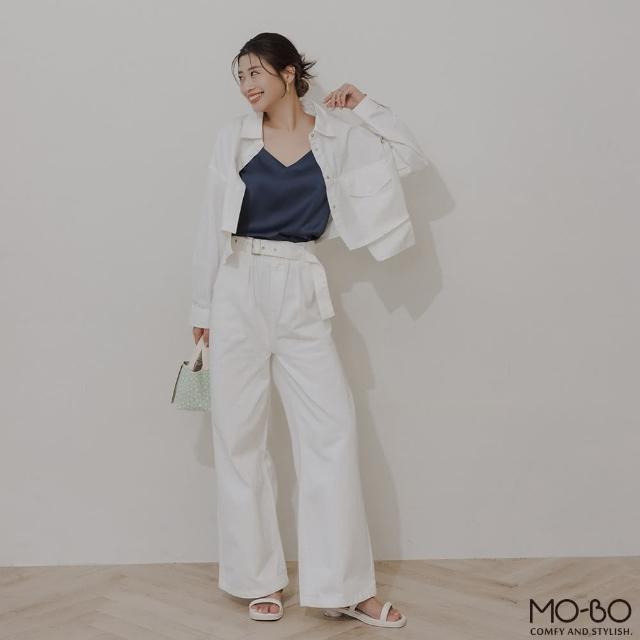 【MO-BO】NORM.高腰落地牛仔寬褲(Nikki小閃聯名款)