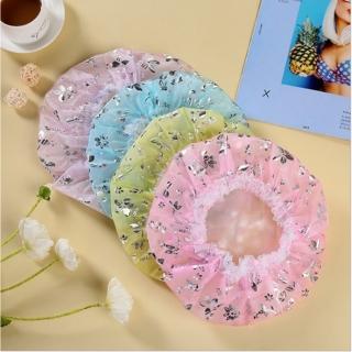 【PS Mall】甜美蕾絲花邊雙層浴帽 2入(J782)